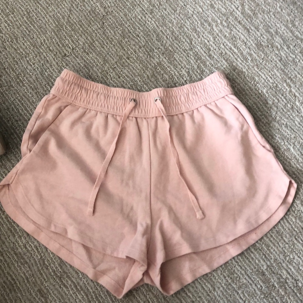 Pink super soft shorts form H and M